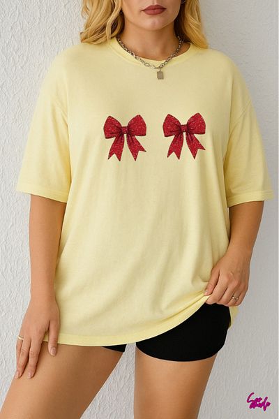 SevMode 1 T-Shirt Is a Gift for Purchases of 6 or More in the Cart - Large Size T-Shirt with Ribbon Print