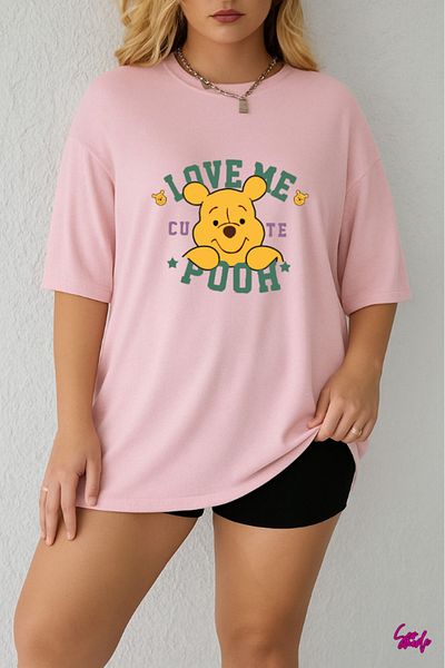 SevMode 1 T-Shirt Is a Gift for Purchases of 5 or More in the Cart - Love Me Pooh Printed T-Shirt