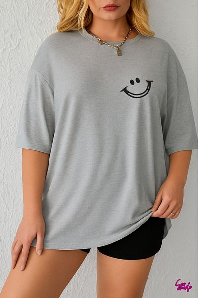 SevMode 1 T-Shirt Is a Gift for Purchases of 5 or More in the Cart - Smile Printed Large Size T-Shirt