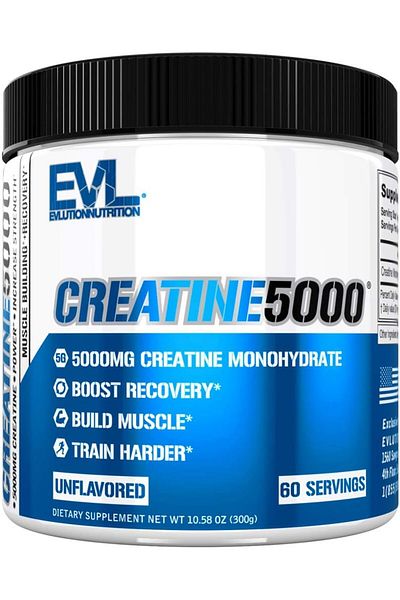evlution nutrition Creatine(Kreatin) 5000 Supports Faster Recovery, Lean Muscle Growth & Performance