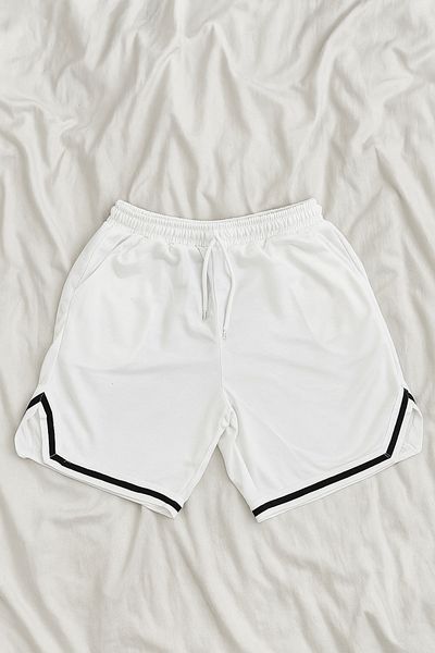 NEW TRENDY COLLECTİON New Season Unisex Honeycomb Textured Premium Cotton Shorts - Molded Comfortable Self Patterned