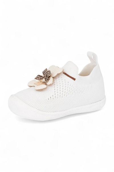 ROCKY SPORT Lupita Baby Kids Comfortable Stylish Orthopedic Non-Slip Sole White Daily First Step Sports Shoes