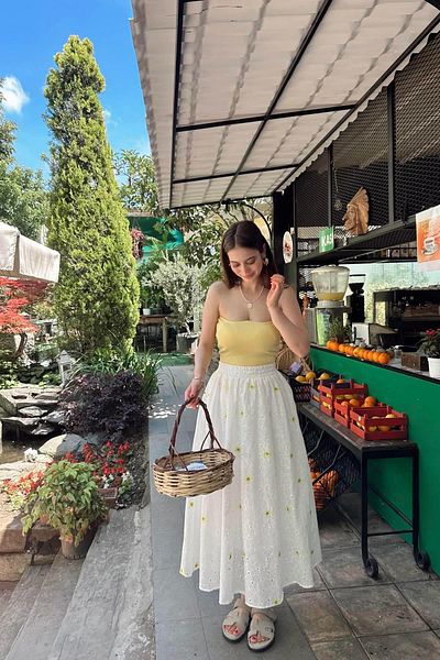 lizge giyim Embroidered Detailed Brode Skirt