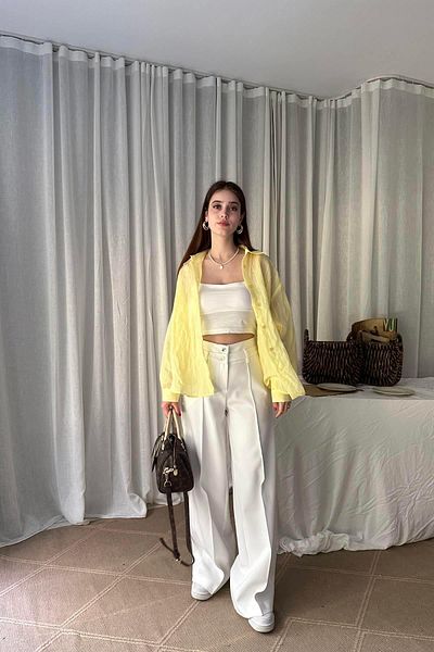 lizge giyim Double Waistband Pants