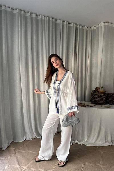 lizge giyim Stripes Detailed Pants