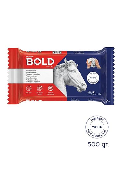 Art Tone Bold Modeling Dough 500Gr White (1 Piece)