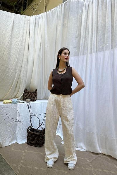 lizge giyim Label Detail Pants