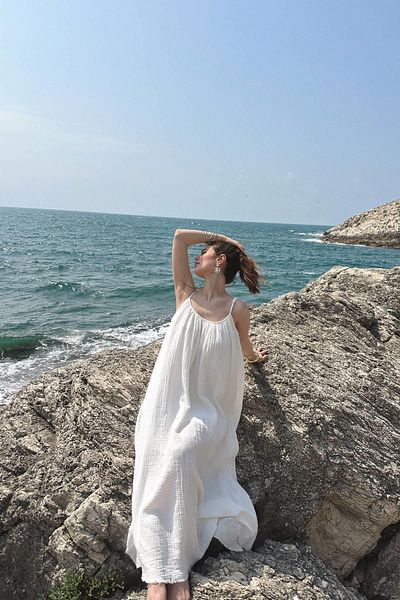 lizge giyim Hanging Muslin Dress