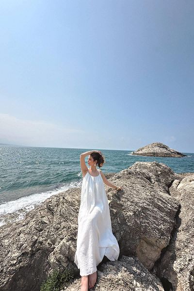 lizge giyim Hanging Muslin Dress