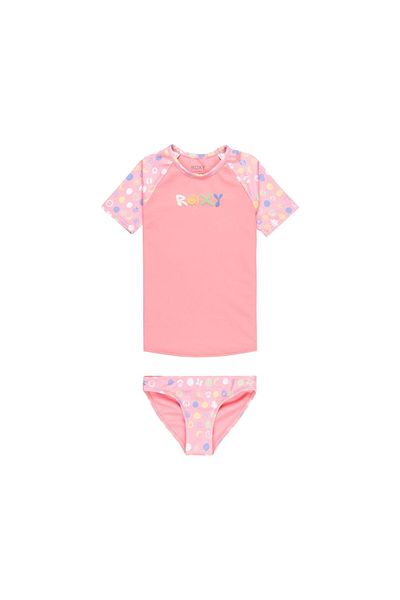Roxy Dot Ss Lycra Set Girl Lycra Girl Lycra Erlwr03328