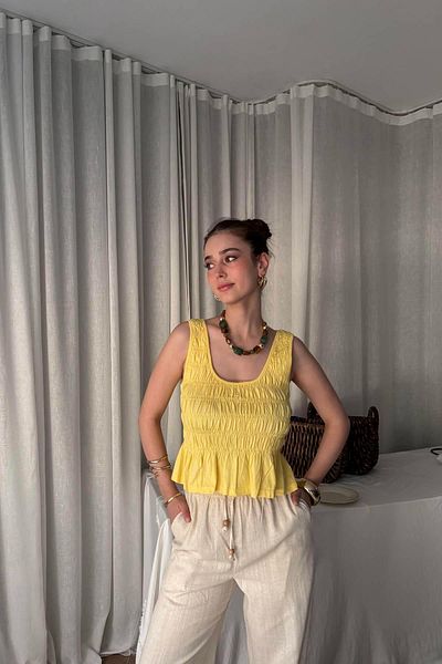 lizge giyim Giped Sleeveless Bluz