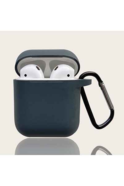 Choice6 Airpods1 2 Dark Grey Soft Silicone Case Earphones For Airpods Case Bl...