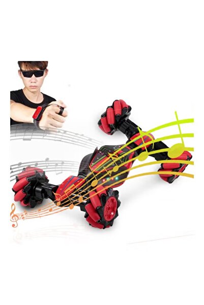 rexa RC Stunt Car 4WD 13x19.5cm – Watch Gesture Sensor Control Deformable Electric Toy