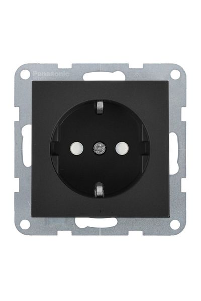 PANASONIC Schuko Socket Mechanism with Child Protection and Quick Connect, Karre Plus 55