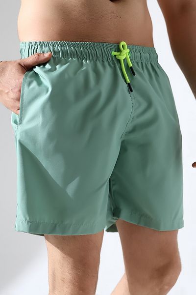 ZEND POLO Green Men's Swim Shorts