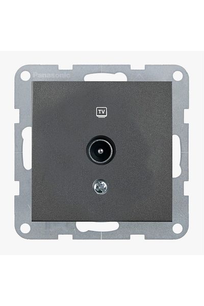 PANASONIC Final TV Socket Mechanism Karre Plus 55 Smoke Grey