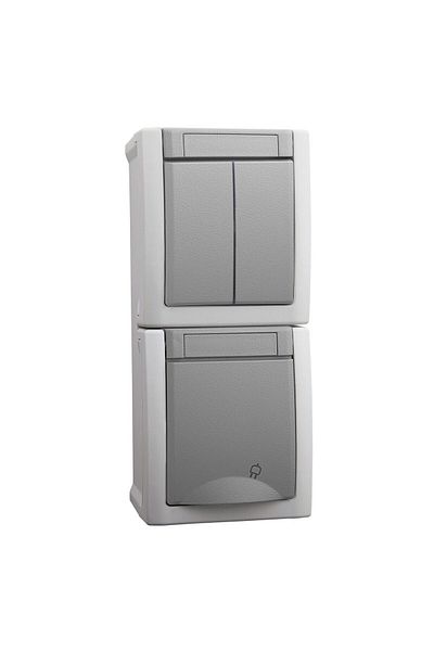 PANASONIC Schuko Socket + Switch IP54 Pacific