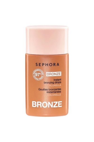 SEPHORA COLLECTION Instant Bronzing Drops 30ML – Custom Glow Booster for Face & Body, Natural Finish