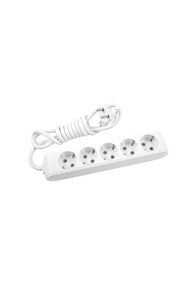 PANASONIC Xtendia Power Extension Cord 5 Sockets/5M White
