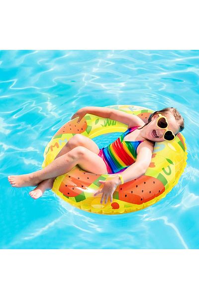 rexa Inflatable Rings Floats Portable Water Wings Swimming Tube Float for Kids and Adults
