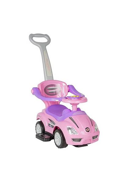 rexa 3-in-1 Push Ride-On Car with Handle – 62.5 x 30 x 35 cm, Convertible Toddler Ride