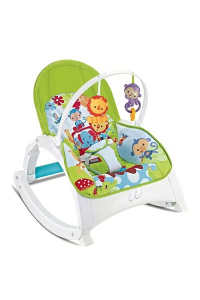 rexa Baby Rocking Chair with Toy – 53 x 42 x 11 cm, Comfortable & Portable Infant Seat