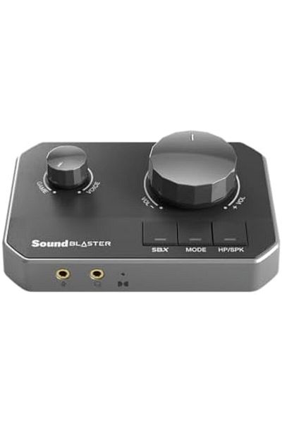 CREATIVE Sound Blaster G8 – DAC USB للألعاب عالي الدقة مع خلط صوتي مزدوج USB