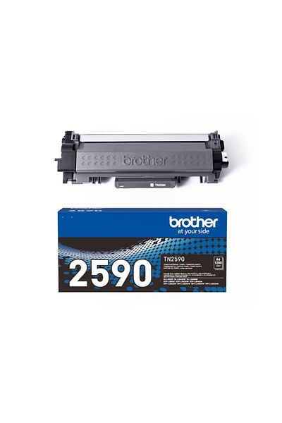 3 Cartuș Toner Original Negru Brother TN2590