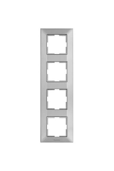 PANASONIC Vertical 4-Post Frame Arkedia Slim Silver
