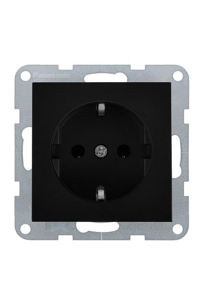 PANASONIC Schuko QC Karre Plus 55 Socket Mechanism Black