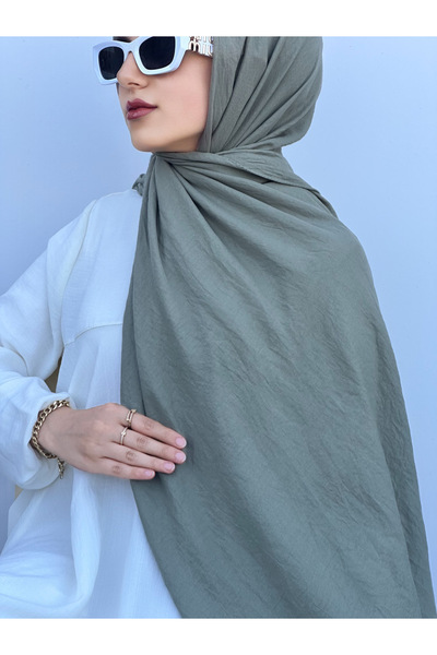 GRAZELLA Comfort Cotton Shawl Khaki
