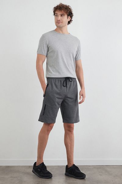 Fulla Moda Σορτς με φερμουάρ με τσέπη με δεμένη μέση