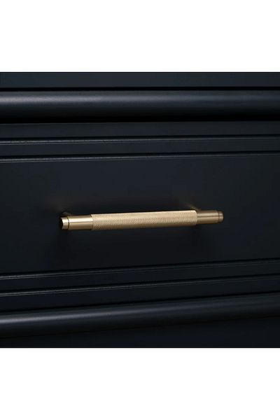 LUXXO Mâner de mobilier auriu mat, Nerom, 120 mm (12 cm), aluminiu, cu șuruburi de montare incluse