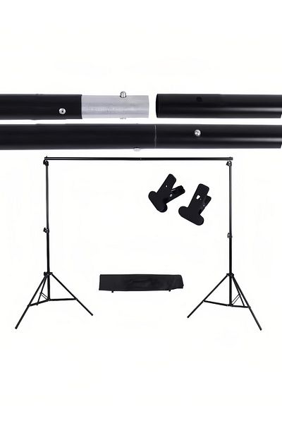 COOYA Backdrop Stand,Heavy Duty Photography Video Studio Background Kit for Wedding Parties Photo Shooting