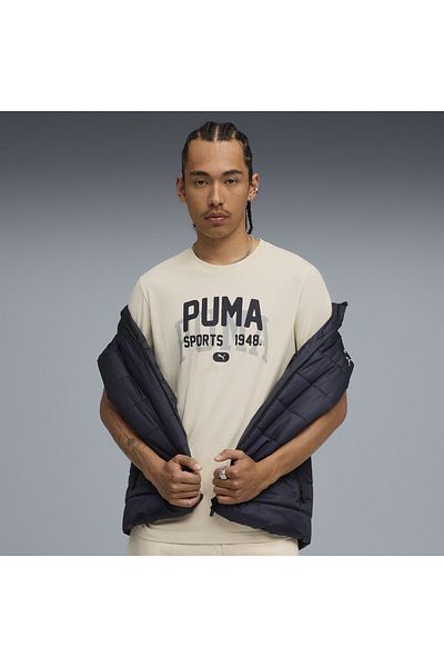 Puma Γραφικό μπλουζάκι Varsity για άνδρες