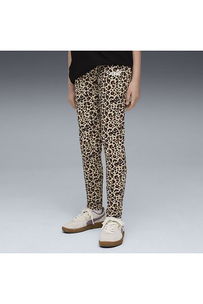 Puma Κολάν Essentials με γραφικά Animal Print για νέους