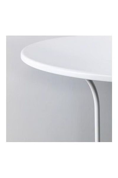 rexa Side Table White Colour Made Of Steel White 50X68cm