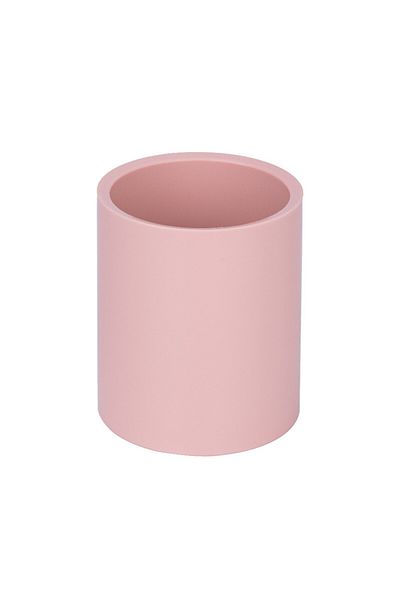 Deli Nusign Rose Pen Holder, Minimalist Design, Durable Plastic, Compact Desk Organizer