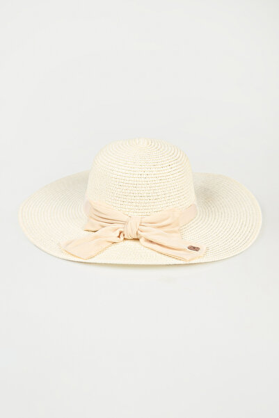 Fulla Moda Straw Hat with Ribbon