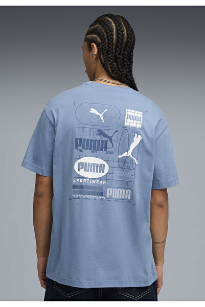 Puma Pánské tričko s grafickým mřížkovaným vzorem