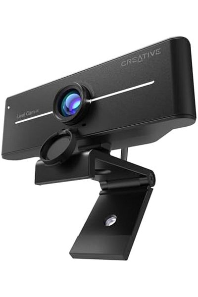 CREATIVE كاميرا ويب Live! Cam Sync 4K UHD USB مع تعويض الإضاءة الخلفية