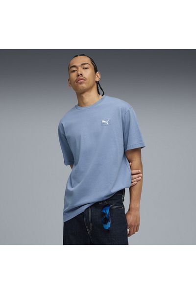 Puma Γραφικό πλέγμα μπλουζάκι ανδρών