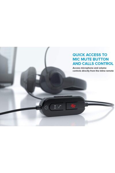 CREATIVE سماعة رأس USB HS-720 V2 مزودة بميكروفون عازل للضوضاء (عناصر تحكم مدمجة)