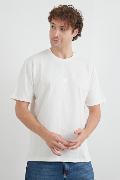 Fulla Moda Μπλουζάκι με ανάγλυφο σλόγκαν