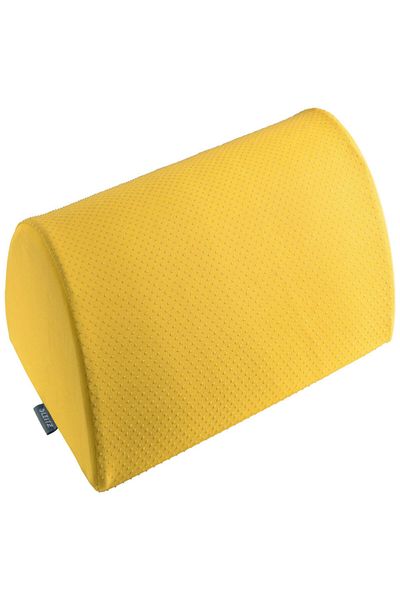 Leitz Cosy Foot Rest, Amber Yellow, Ergonomic Support, Non‑Slip Base, Adjustable Tilt Design