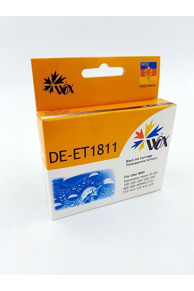 EPSON Cartuș Cerneală Negru Compatibil T1811