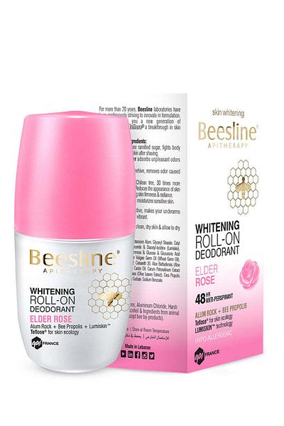 Beesline Roll On Whitening Elder Rose Deodorant 50 ml (Buy 1 Get 1)