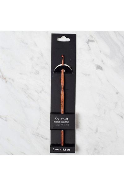 shop La Mia Rosewood 3 mm 15.5 cm Wooden Wool Crochet