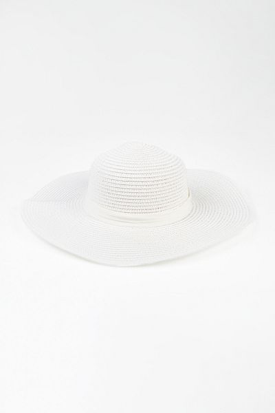 Fulla Moda Pălărie de paie cu panglică
