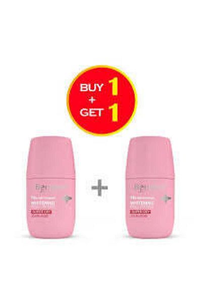 Beesline Natural Whitening Roll-On Deo Super Dry Jouri Rose Clear 50ml Pack 1+1 free